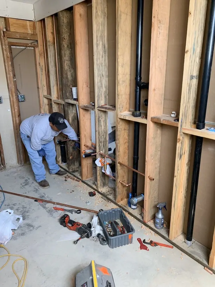 Commercial rough-in plumbing for Water Heater Replacement in Summer Creek Ranch